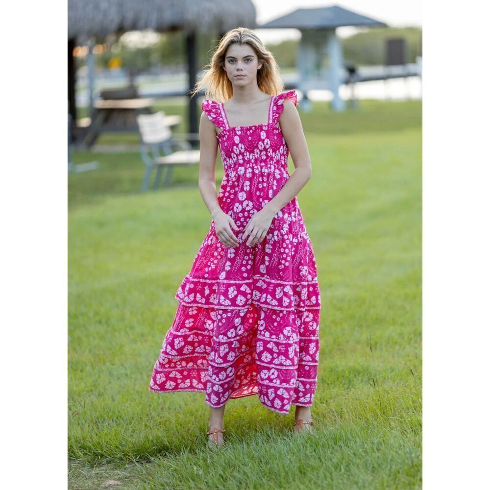 Bindu Julieta Maxi Dress - Hot Pink size s NWT$205